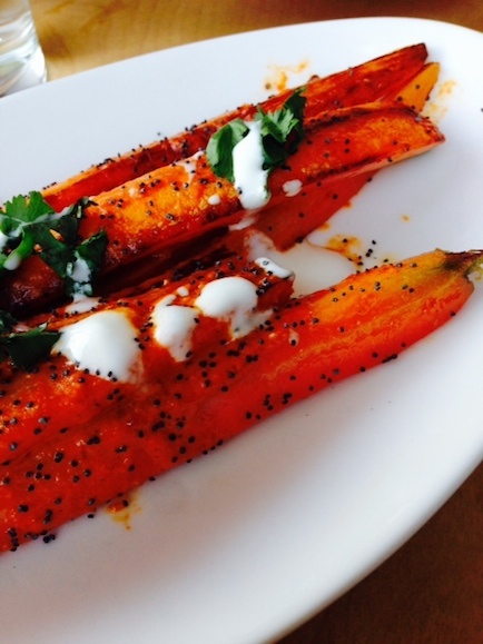 carrots with harissa