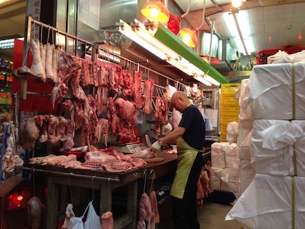 butcher, Gage St market