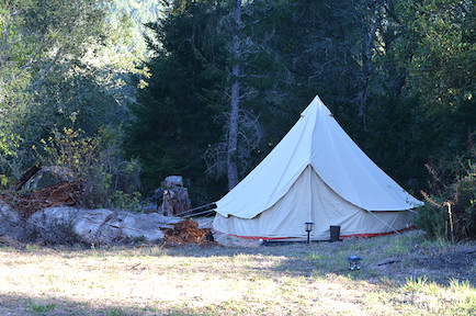 Tent at Lotus Feed