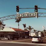 Encinitas sign, California
