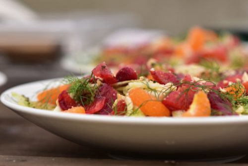 citrus salad with marcona almonds