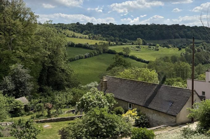 A view of the valley in Slad
