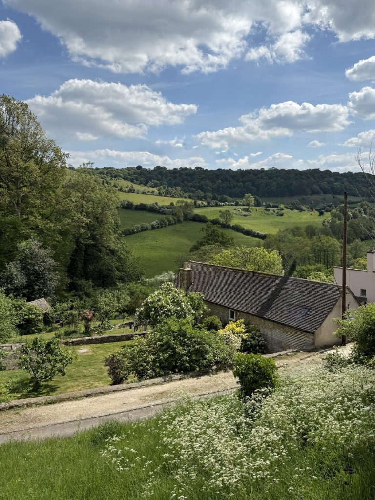 A view of the valley in Slad